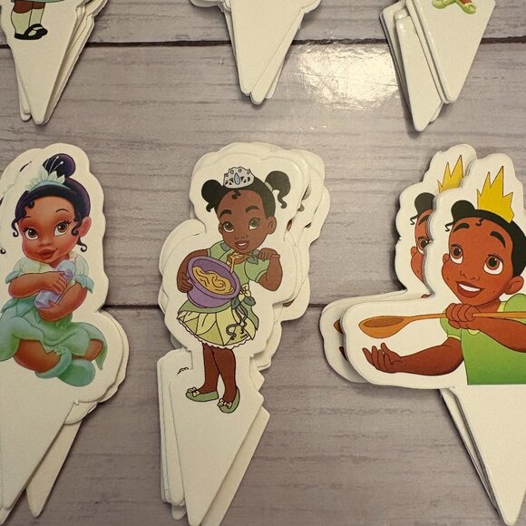 Disney Little Princess Tiana Cupcake Toppers (40 PCS) (SKU: 209MI) - Picture 3 of 3